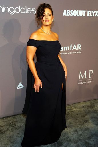 Ashley Graham au gala de l'amfAR à New York le 7 février 2018