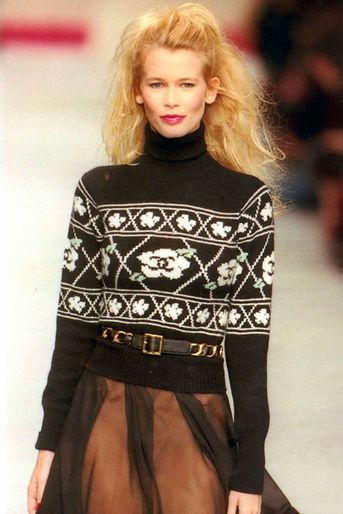Claudia Schiffer dans les années 90