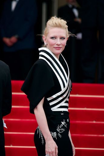 Cate Blanchett au 59e Festival de Cannes (2006) pour présenter le film &quot;Babel&quot;