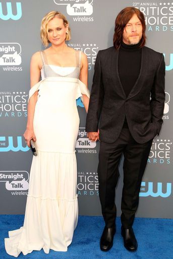 Diane Kruger et Norman Reedus aux Critics Choice Awards