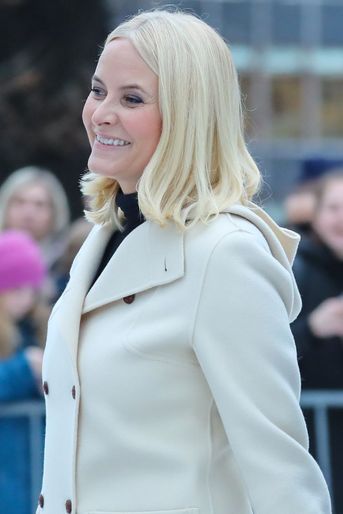 La princesse Mette-Marit de Norvège à Oslo, le 1er février 2018