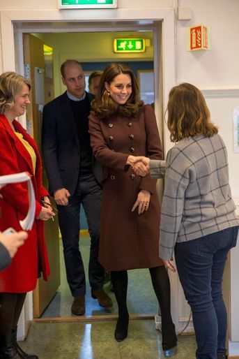 La duchesse de Cambridge et le prince William à Oslo, le 2 février 2018