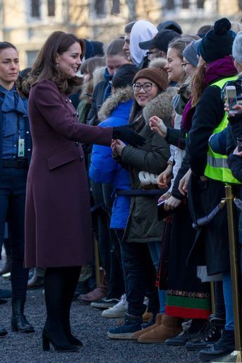 La duchesse de Cambridge à Oslo, le 2 février 2018
