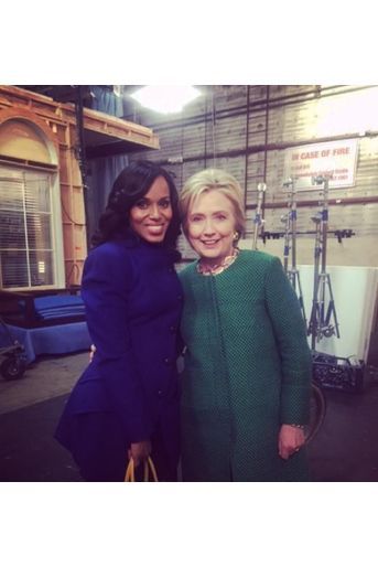 Kerry Washington et Hillary Clinton le 22 février 2016