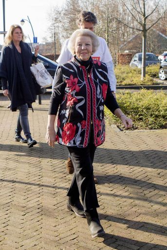 L'ex-reine Beatrix des Pays-Bas à Amersfoort, le 9 mars 2018