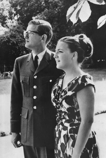 La princesse Margriet des Pays-Bas avec son fiancé Pieter van Vollenhoven, le 12 décembre 1966 
