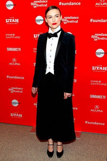 Keira Knightley présente le film "Colette" au festival Sundance