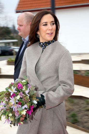 La princesse Mary de Danemark à Roskilde, le 12 janvier 2018