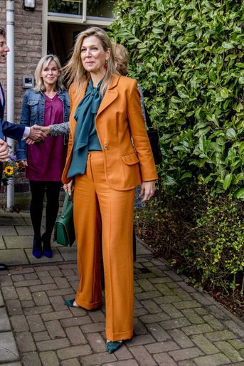 La reine Maxima des Pays-Bas à Dordrecht, le 30 janvier 2018