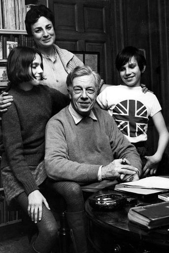 Daniel Day-Lewis avec sa famille dont son père, le célèbre poète irlandais Cecil Day Lewis.