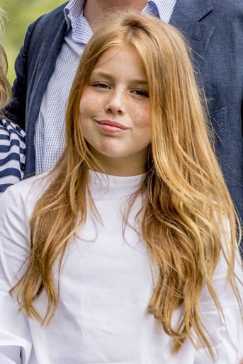 La princesse Catharina-Amalia des Pays-Bas à Warmond, le 7 juillet 2017