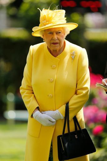 La reine Elizabeth II au Royal Ascot, le 21 juin 2017
