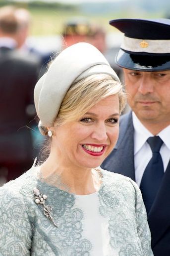 La reine Maxima des Pays-Bas à Waterloo, le 18 juin 2015