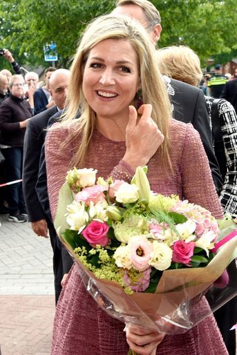 La reine Maxima des Pays-Bas à Nieuw-Buinen, le 13 juin 2017