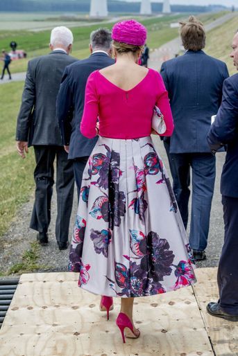 La reine Maxima des Pays-Bas dans le Flevoland, le 29 juin 2017