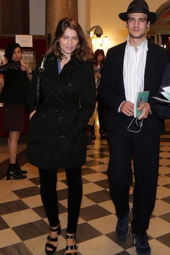 Laetitia Casta et son époux Louis Garrel à Rome, en 2016.