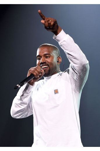 Kanye West sur scène.