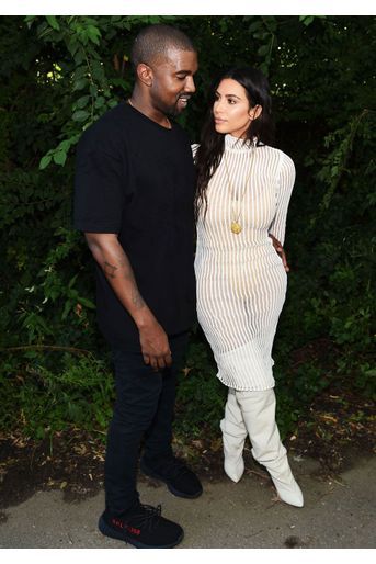 Kanye West et Kim Kardashian.