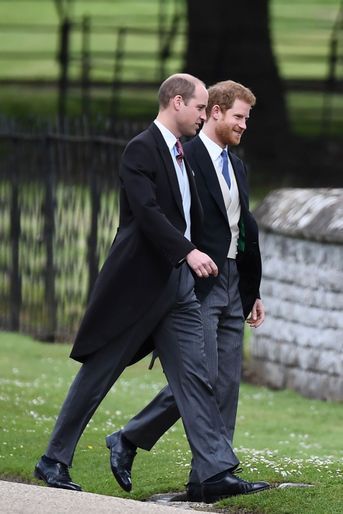 William et Harry arrivent au mariage de Pippa Middleton