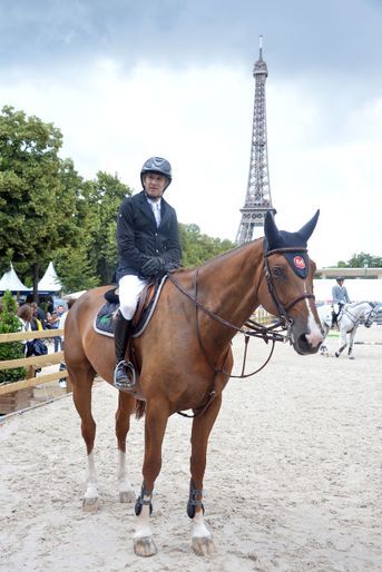 Guillaume Canet en forme au Longines Paris Eiffel Jumping
