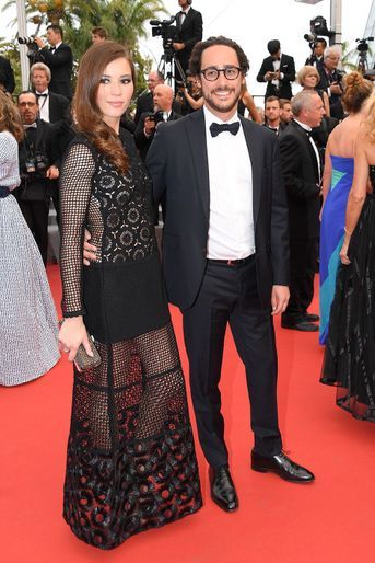 Thomas Hollande et Emilie Broussouloux, deux amoureux sur la Croisette, le 26 mai 2017.