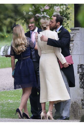 James Middleton et Donna Air au mariage de Pippa Middleton