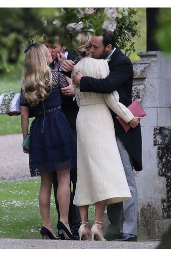 James Middleton et Donna Air au mariage de Pippa Middleton