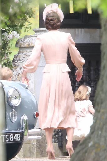 La duchesse Catherine de Cambridge au mariage de Pippa Middleton à Englefield, le 20 mai 2017