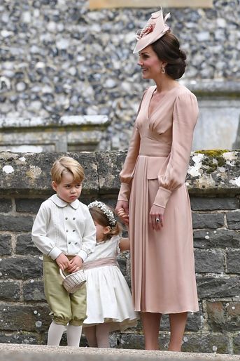 Kate, duchesse de Cambridge, au mariage de Pippa Middleton à Englefield, le 20 mai 2017