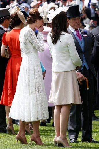 La duchesse de Cambridge, née Kate Middleton, au Royal Ascot le 15 juin 2016