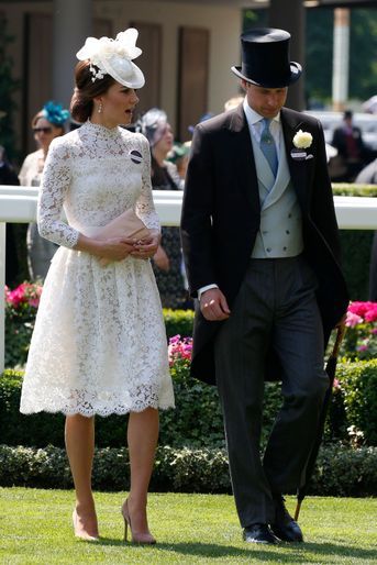 La duchesse Catherine de Cambridge au Royal Ascot le 20 juin 2017