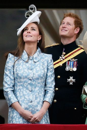 La duchesse Catherine de Cambridge à la cérémonie Trooping the Colour à Londres le 13 juin 2015