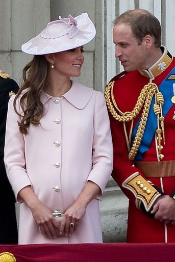 La duchesse Catherine de Cambridge à la cérémonie Trooping the Colour à Londres le 15 juin 2013