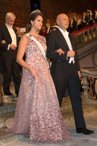 La princesse Madeleine de Suède dans une robe Fadi El Khoury le 10 décembre 2014