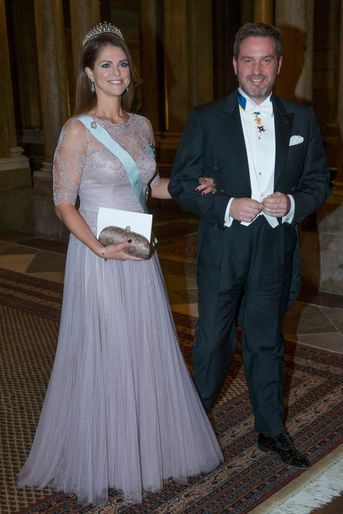 La princesse Madeleine de Suède dans une robe Fadi El Khoury le 11 décembre 2014