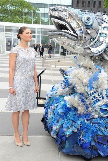 La princesse Victoria de Suède à New York pour le Conférence de l'ONU sur les océans, le 8 juin 2017