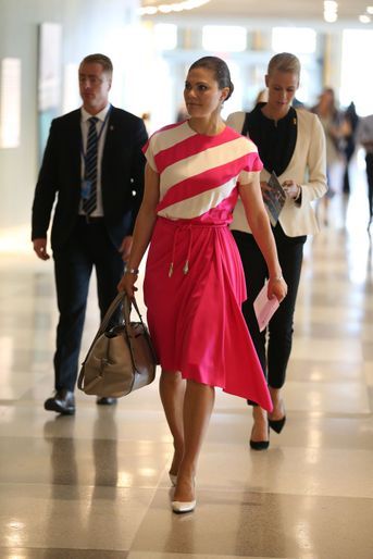 La princesse Victoria de Suède à New York, le 9 juin 2017