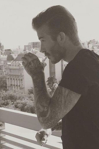 David Beckham à Madrid. 