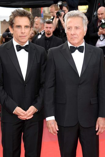 Dustin Hoffman et Ben Stiller à Cannes, le 21 mai 2017.