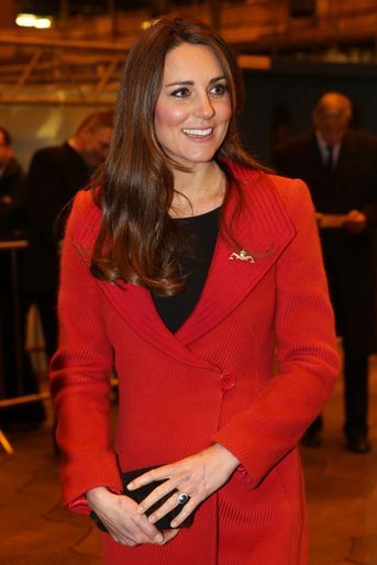 La duchesse de Cambridge, née Kate Middleton, à Barrow-in-Furness le 5 avril 2013