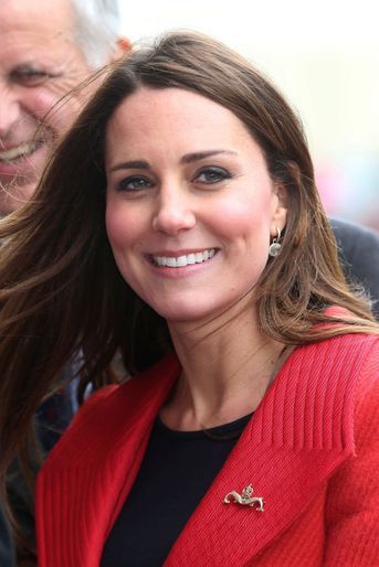 La duchesse de Cambridge, née Kate Middleton, à Barrow-in-Furness le 5 avril 2013