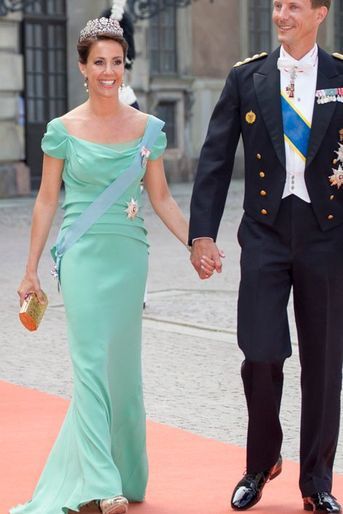 La princesse Marie de Danemark, avec son mari le prince Joachim,  à Stockholm le 13 juin 2015