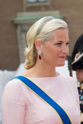 La princesse Mette-Marit de Norvège à Stockholm, le 13 juin 2015