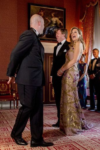 La reine Maxima et le roi Willem-Alexander des Pays-Bas à Amsterdam, le 28 avril 2017
