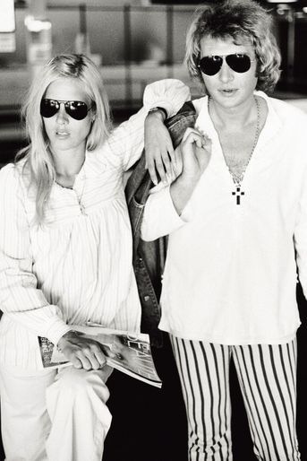 Johnny Hallyday et Sylvie Vartan en 1973