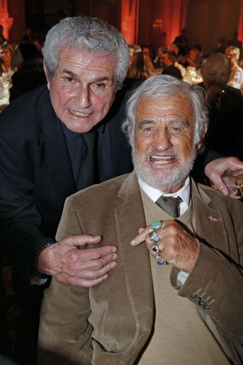 Claude Lelouch et Jean-Paul Belmondo.