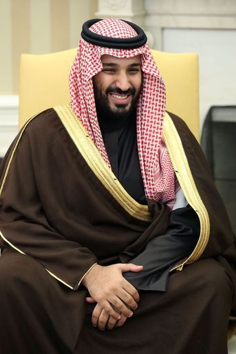 Le vice-prince héritier saoudien Mohammed ben Salman à la Maison Blanche, le 14 mars 2017.