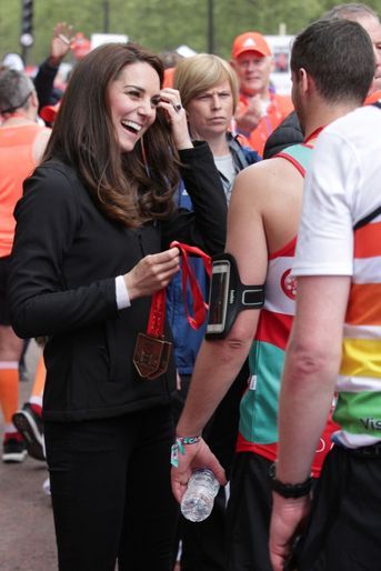 Kate Middleton, Les Princes William Et Harry Au Marathon De Londres, Dimanche 23 Avril 2017  40