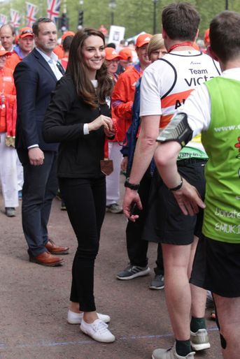 Kate Middleton, Les Princes William Et Harry Au Marathon De Londres, Dimanche 23 Avril 2017  41
