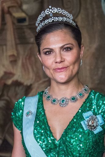 La princesse Victoria de Suède au Palais royal à Stockholm, le 23 mars 2017